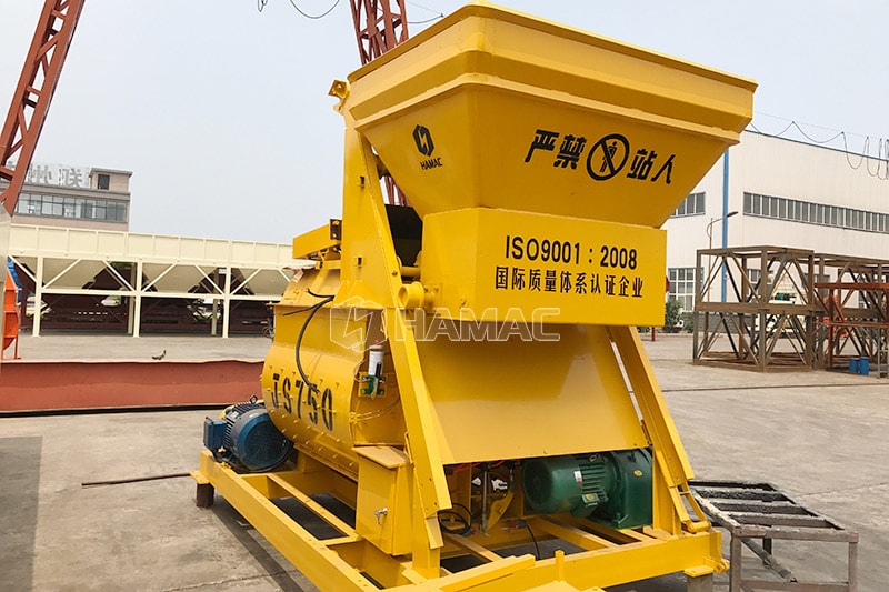 Twin Shaft Concrete Mixer For Sale Hamac in Philippines 