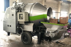 DHBT15 Diesel Engine Concrete Mixer with Pump in Angeles