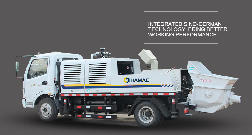 Truck Mounted Concrete Pump Hamac in Philippines 
